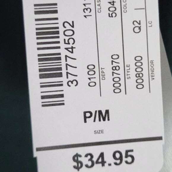 NEW Christopher & Banks Tunic Pine Green Pet. Med. long sleeves stretchy NWT $35 - Picture 6 of 6